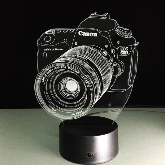 DSLR 3D ILLUSION LED Night LAMP